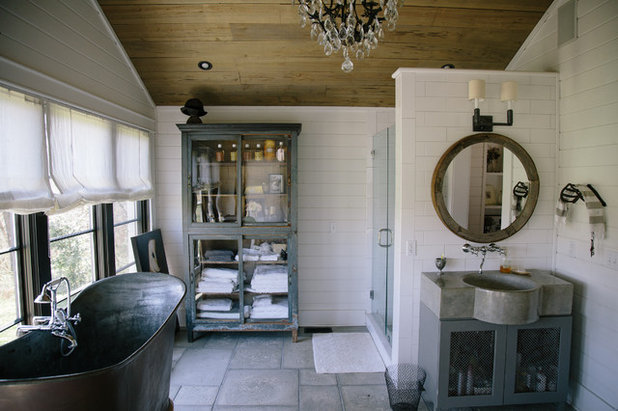 Farmhouse Bathroom by Jordana Nicholson