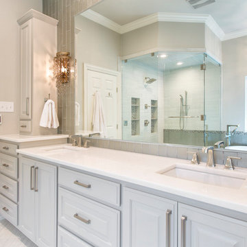 A Glamorous Master Bathroom Renovation