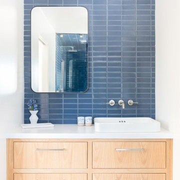 A. Naber Design Slate Blue Bathroom Tiles