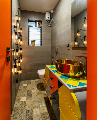 Eclectic Bathroom by Indrajit Sathe
