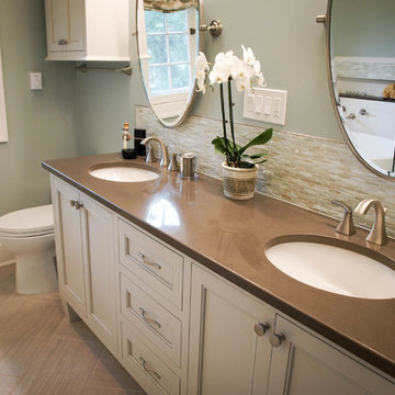 A Shaker Home's Transitional Master Bath