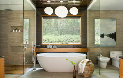 Room of the Day: Serene Sophistication in a Master Bathroom