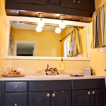A sunny sophisticated bathroom makeover in just an afternoon
