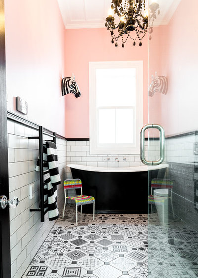 Eclectic Bathroom by August & Co Design