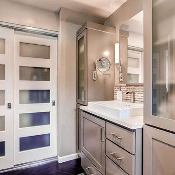 A Transitional Master Bath with Timeless Finishes
