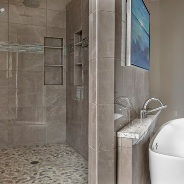 A Unique Master Bathroom gets a Spa-Like Renovation