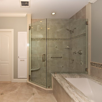 A Walk-In Shower with Plenty of Elbow Room