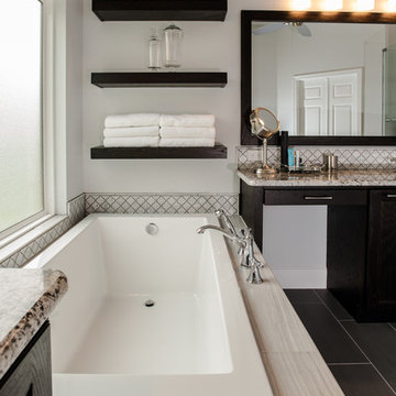 A Warm and Light Bathroom and Kitchen Remodel in Keller, TX