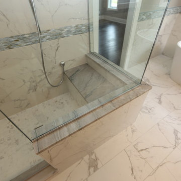 Accent tile Strip Bathroom