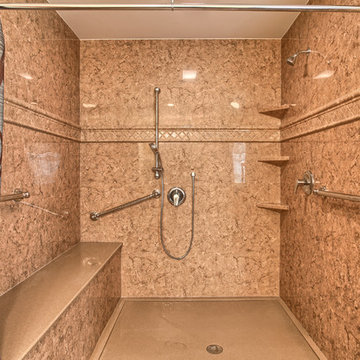 Accessible Bathroom - Curbless Shower