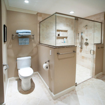 ADA Accessible Shower and Toilet