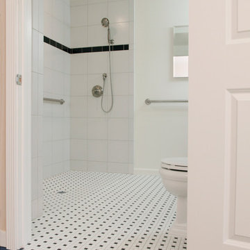 ADA Compliant Bathroom With Wheelchair Accessible Shower