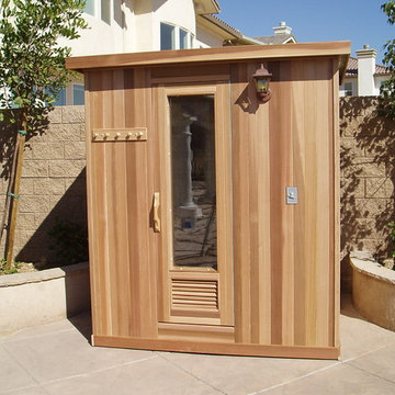 Additional View of Custom Outdoor Sauna