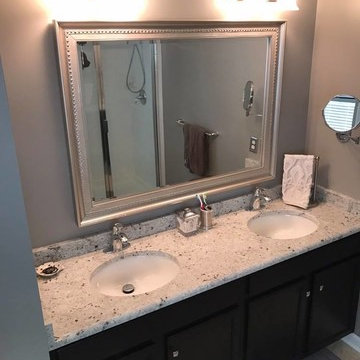 After Bathroom Renovation - Colonial White Granite