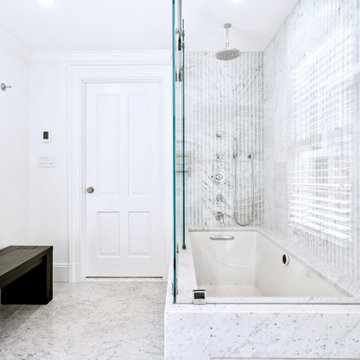 After - Marble Bathroom