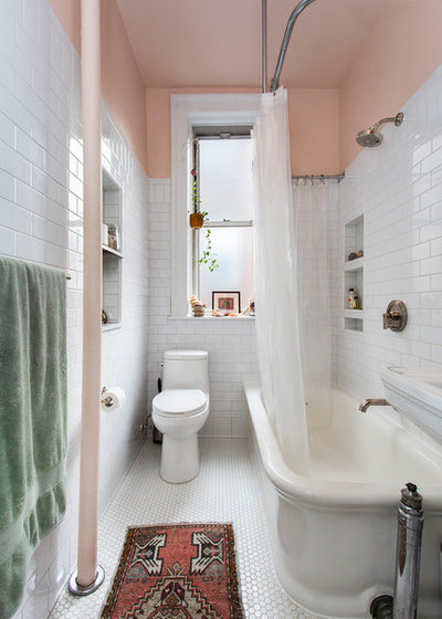 Transitional Bathroom by Dixon Projects