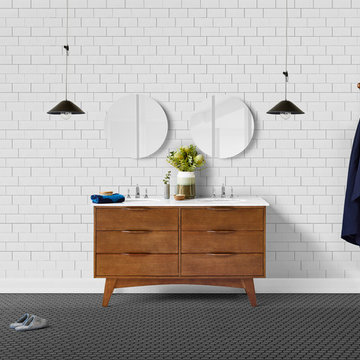 Alexander 60-inch Bathroom Vanity in Sable