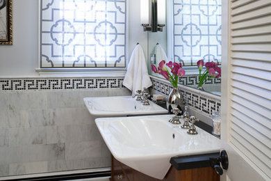 Inspiration for a classic bathroom in DC Metro.