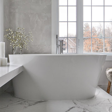All The Glam Master Bath | Astro Design | Ottawa, Canada