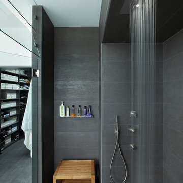 75 Gray Tile Walk-In Shower Ideas You'Ll Love - May, 2023 | Houzz