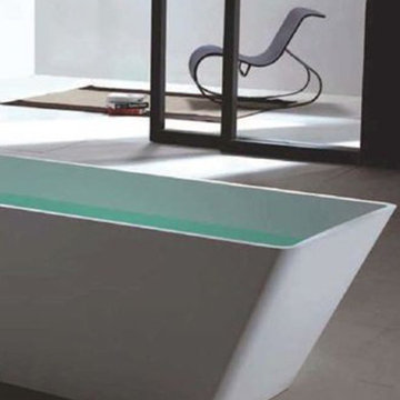 Amazing Solid Surface Bathtubs in white matte finish