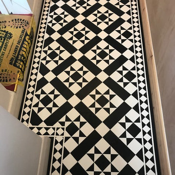 Amtico Deco Black & White Victorian Tiles