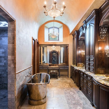 An exquisite master bath