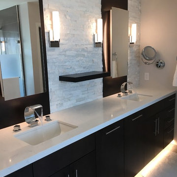 Another masterpiece:-)...fully remodeled master bathroom...converted from a walk