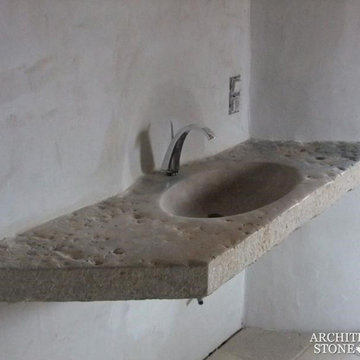 Antique Limestone  Bathroom Sinks (Mediterranean style)