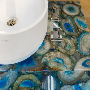 Antolini Precioustone Blue Agate Sink