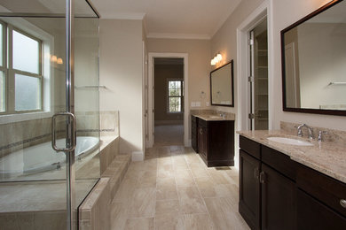 This is an example of a traditional bathroom in Raleigh.