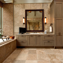 Bathroom tile and vanity