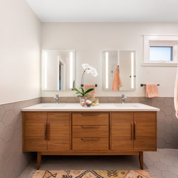 Mid Century Master Bathroom Remodel