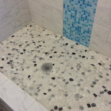 Aqua Blue Spa-Like Bathroom Update