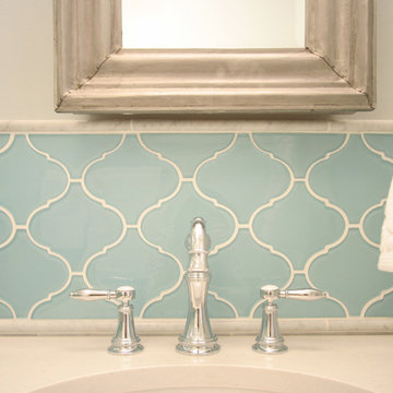 Arabesque Tile Bathroom Remodel