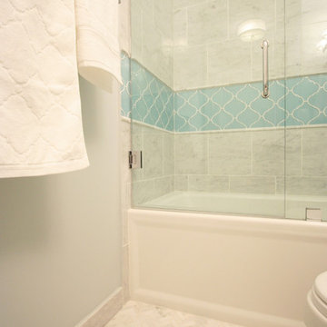 Arabesque Tile Bathroom Remodel