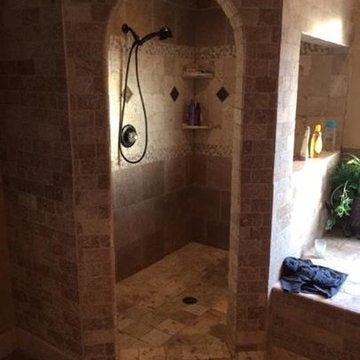 arch entry shower