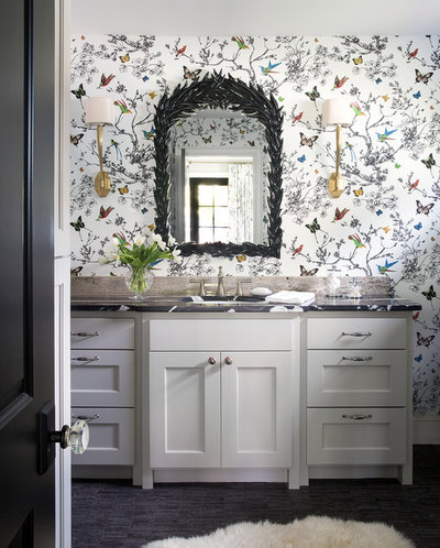 Transitional Bathroom by MITCHELL HILL