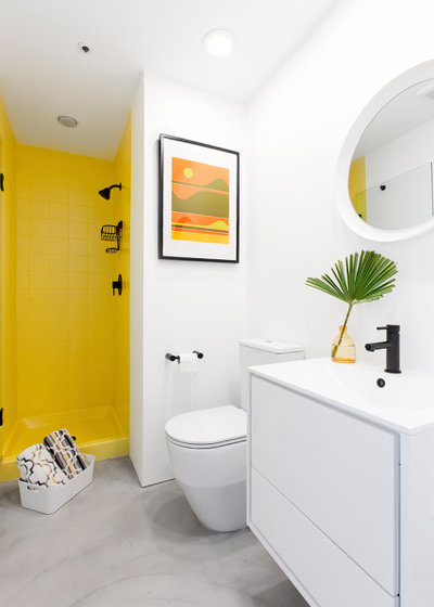 Scandinavian Bathroom by Haeccity Studio Architecture
