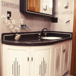 Art Deco Bathroom Cabinet Houzz, Art Deco Bathroom Mirror Cabinet