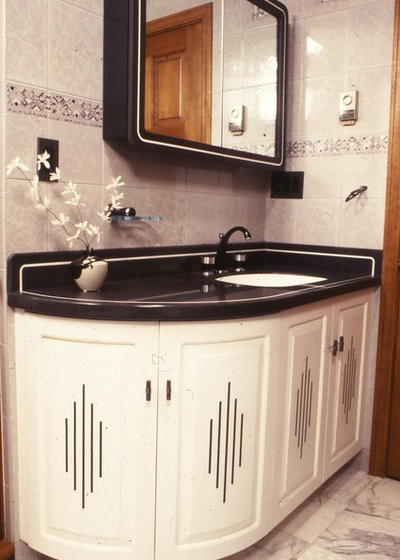 Eclectic Bathroom Art Deco anyone?