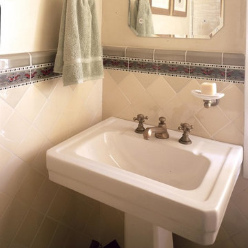 Art Deco Bathroom Historic Pasadena Residence