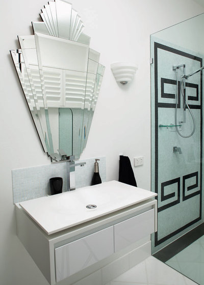 コンテンポラリー 浴室 by French Interior Design Studio