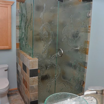 Art Glass Bathroom