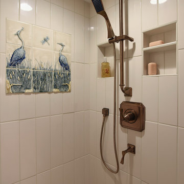 Art Nouveau Oakwood Bathroom