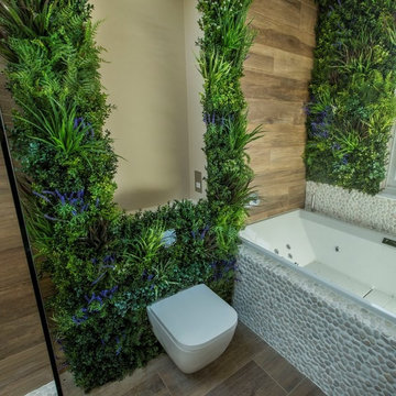 Artificial Living Wall - Bathroom Oasis