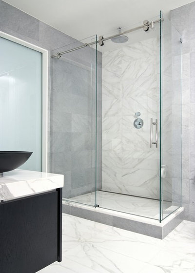 Modern Bathroom by Artistic Tile