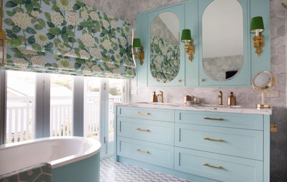 10 Bathrooms With Calming Color Palettes