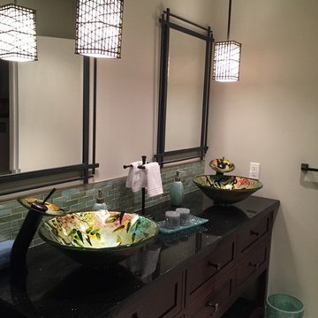 Asian inspired bathroom in Torrance