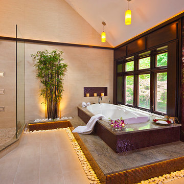 Asian Inspired Master Bath